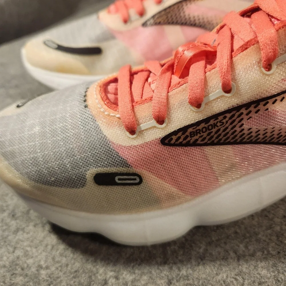 Brooks Aurora-BL Running Shoes Womens 8.5 Pink Gray 1203541B068 DNA LOFT v3